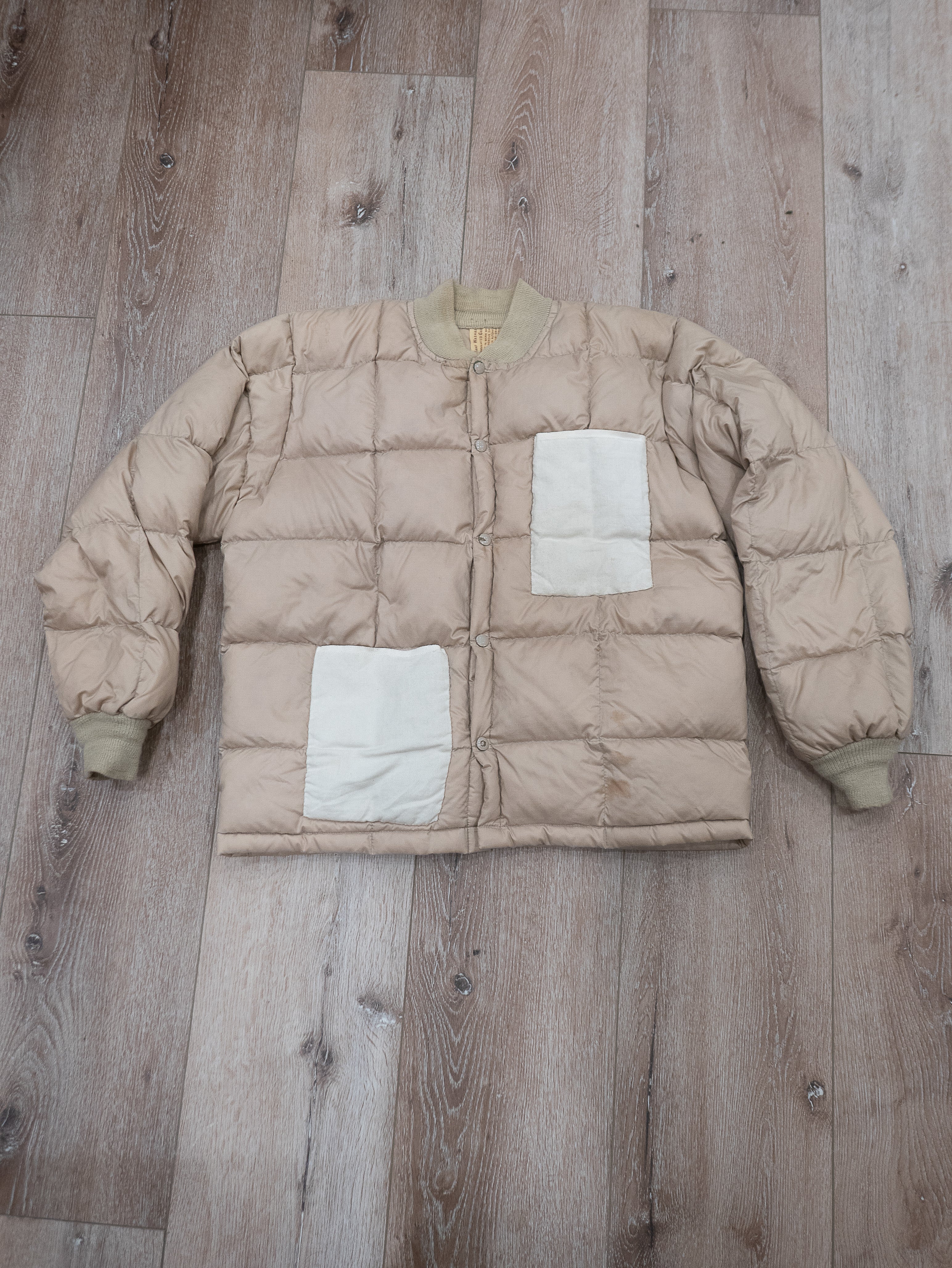 1950's Canvas Pocket Stitch Puffer