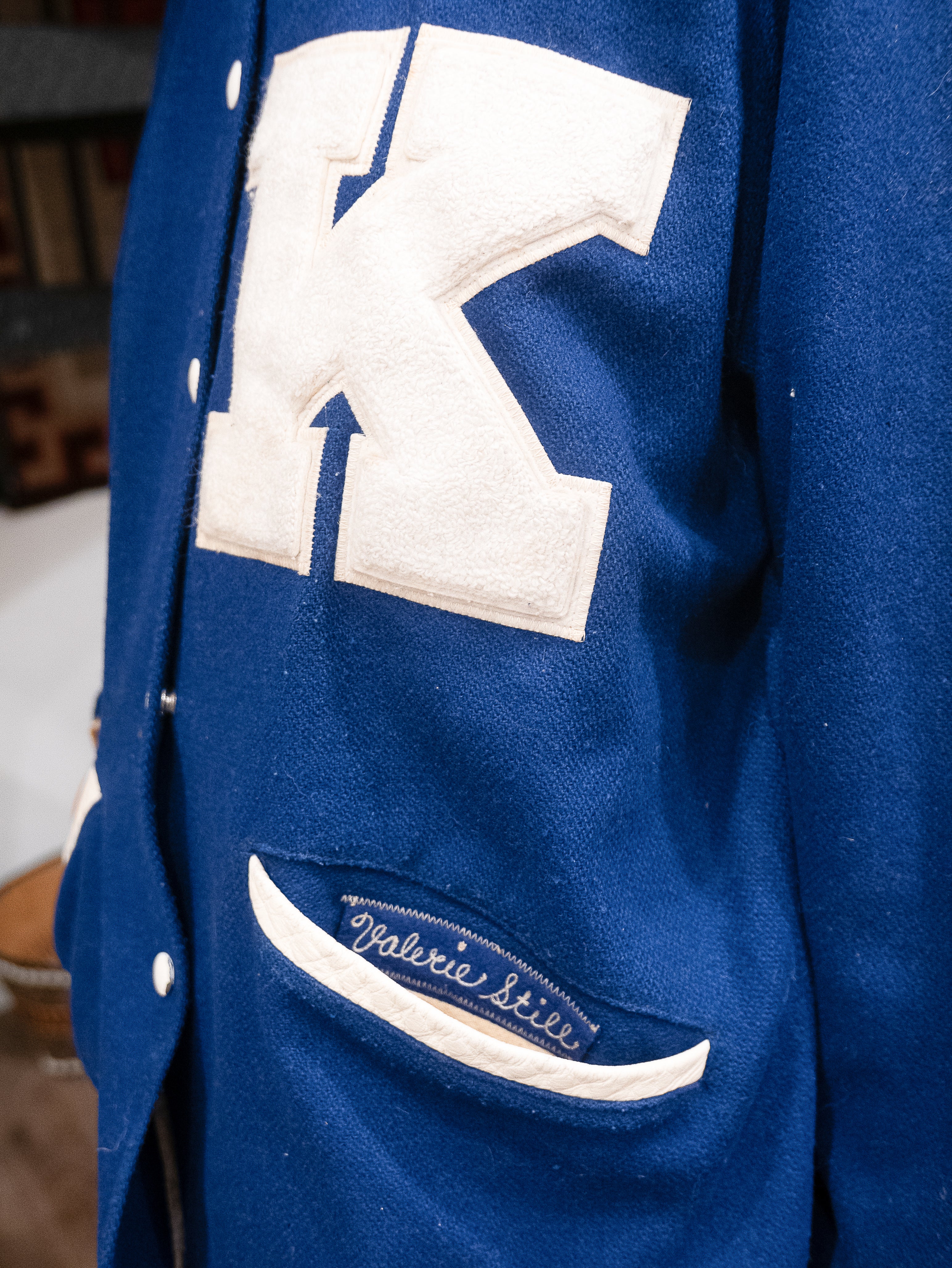 1960's Button Collared Letterman