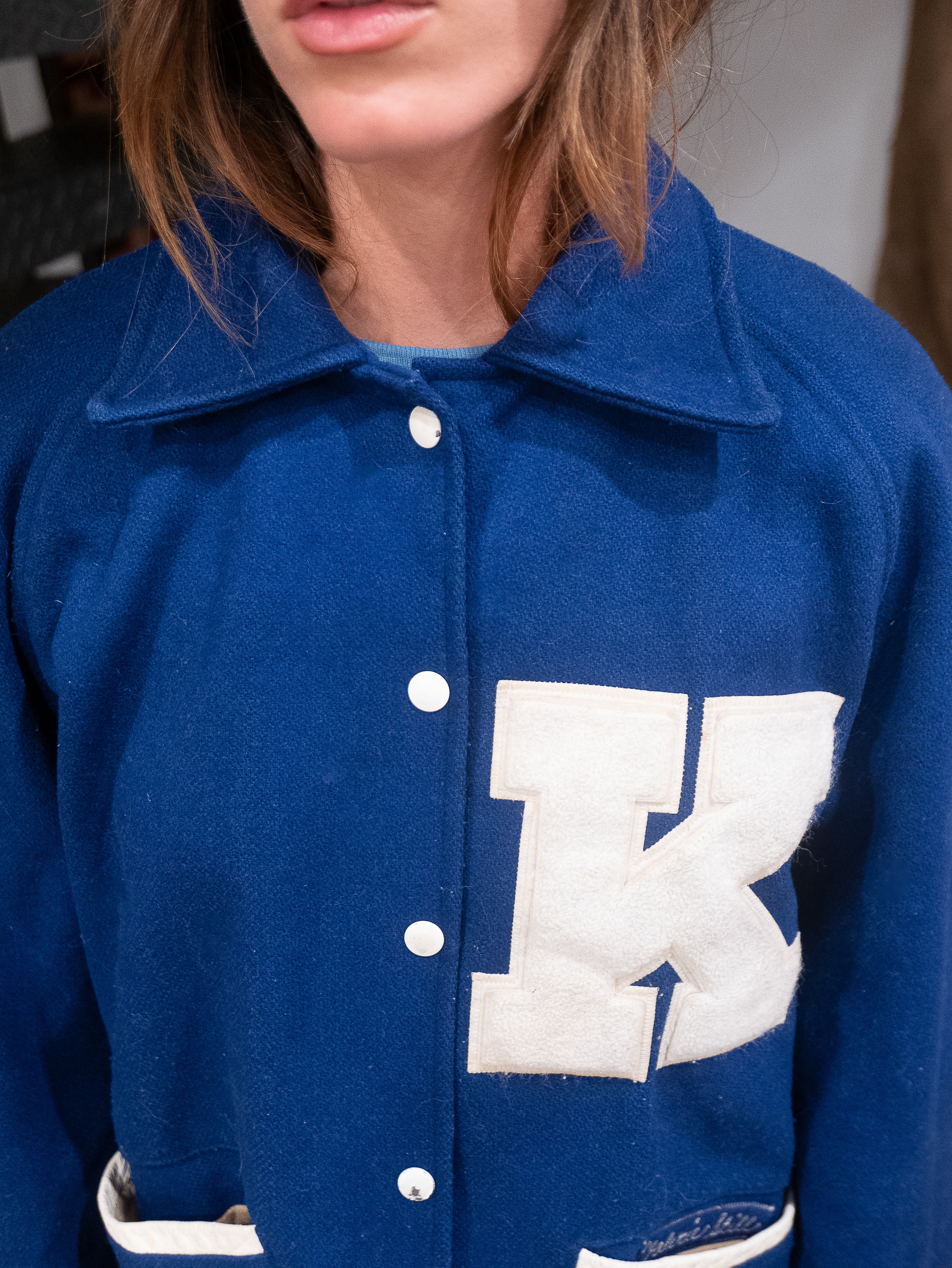 1960's Button Collared Letterman