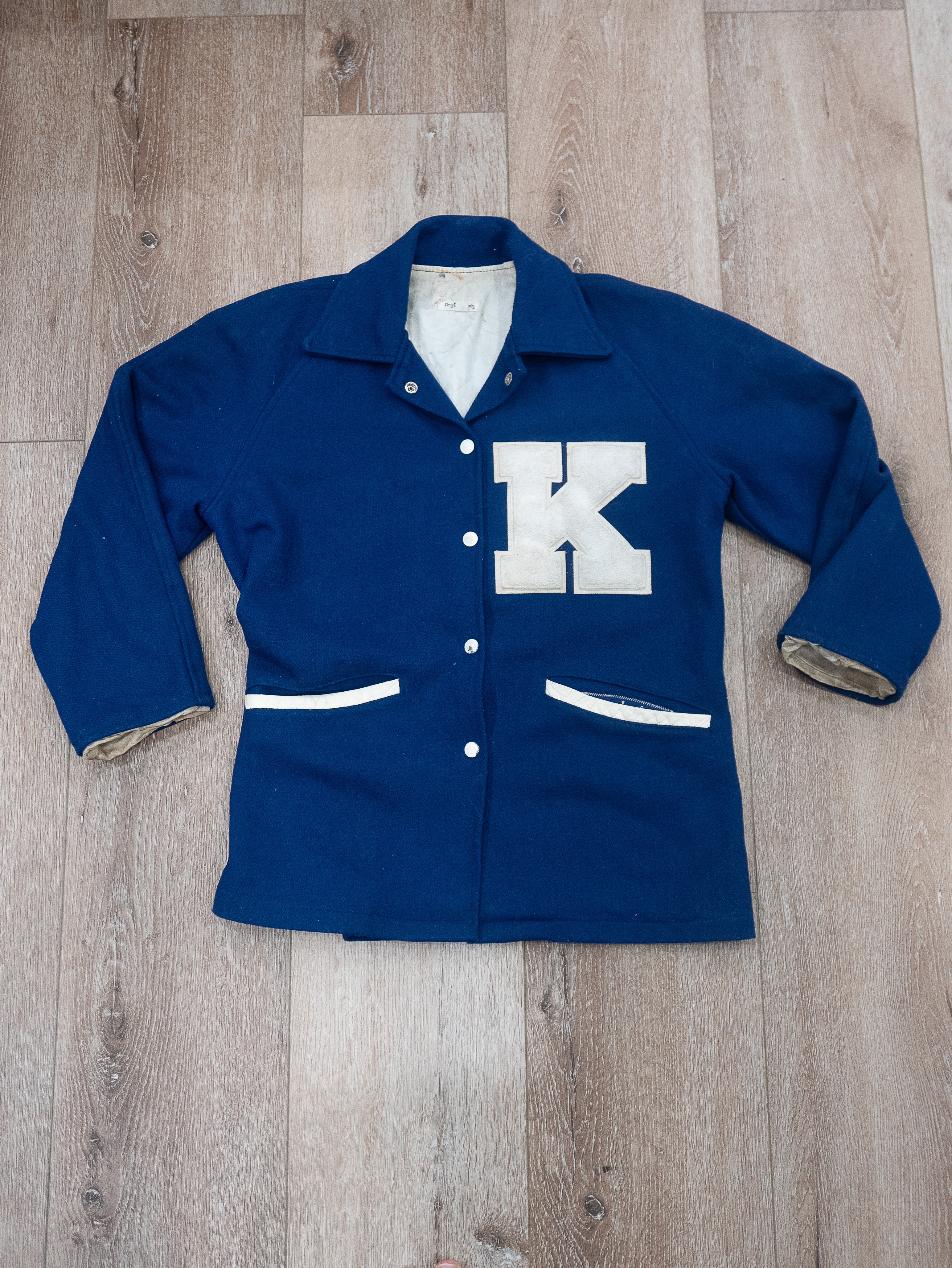 1960's Button Collared Letterman