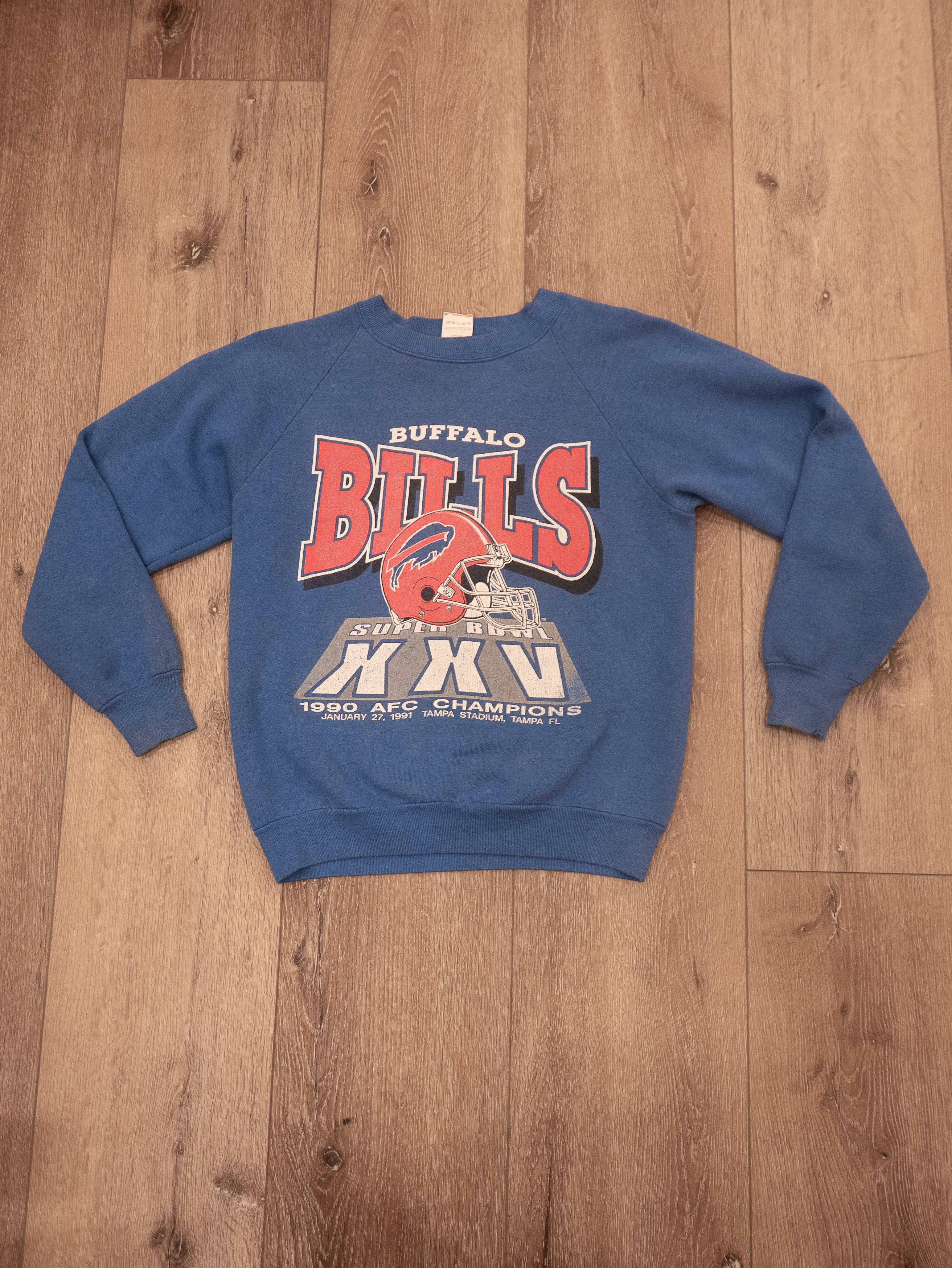 1990 Buffalo Bills AFC Champs Crewneck Sweatshirt