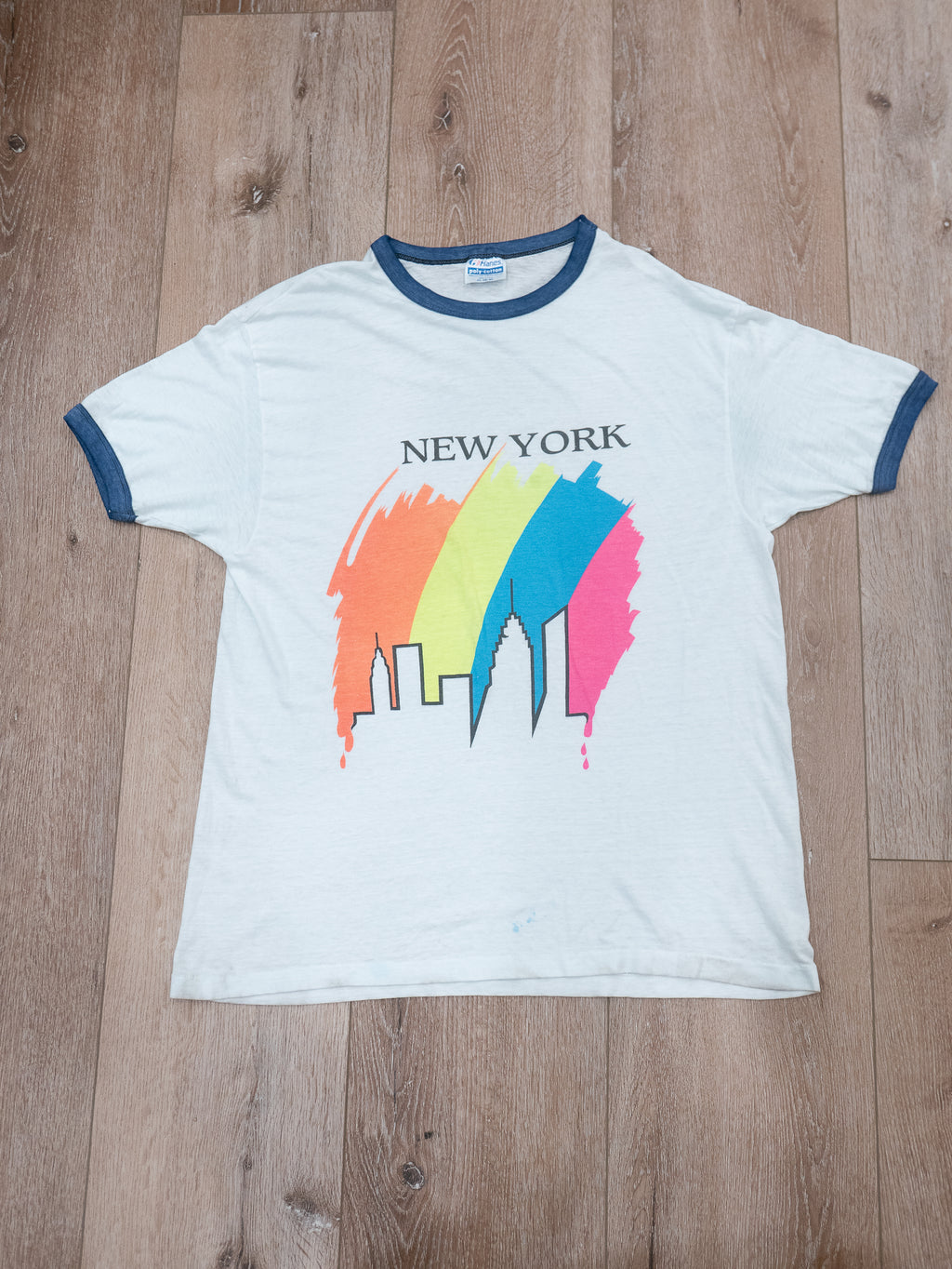 1980s New York Ringer Tee
