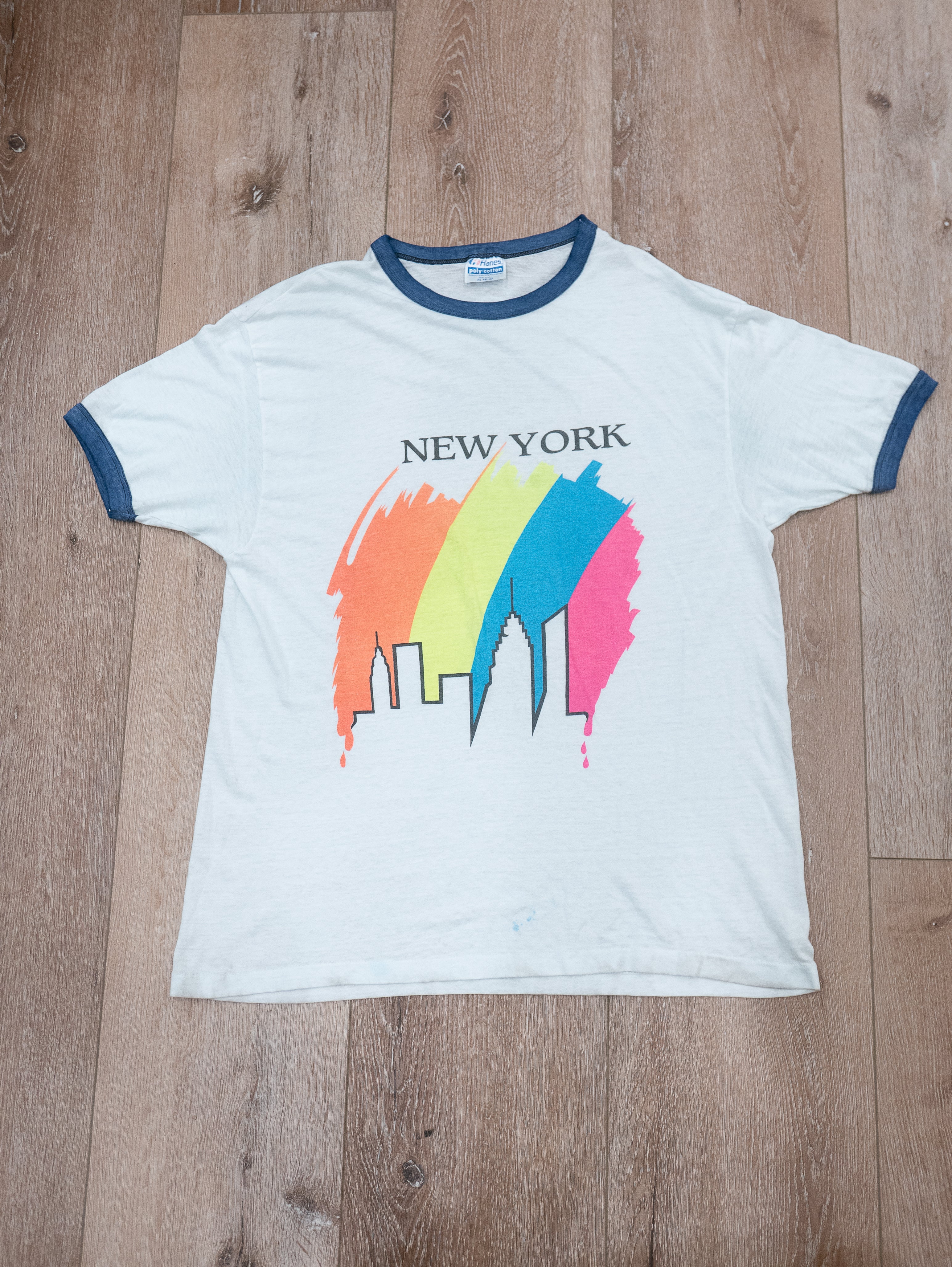 1980s New York Ringer Tee