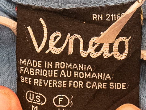 1980s Romanian Made Euro Sports Zip Sweater