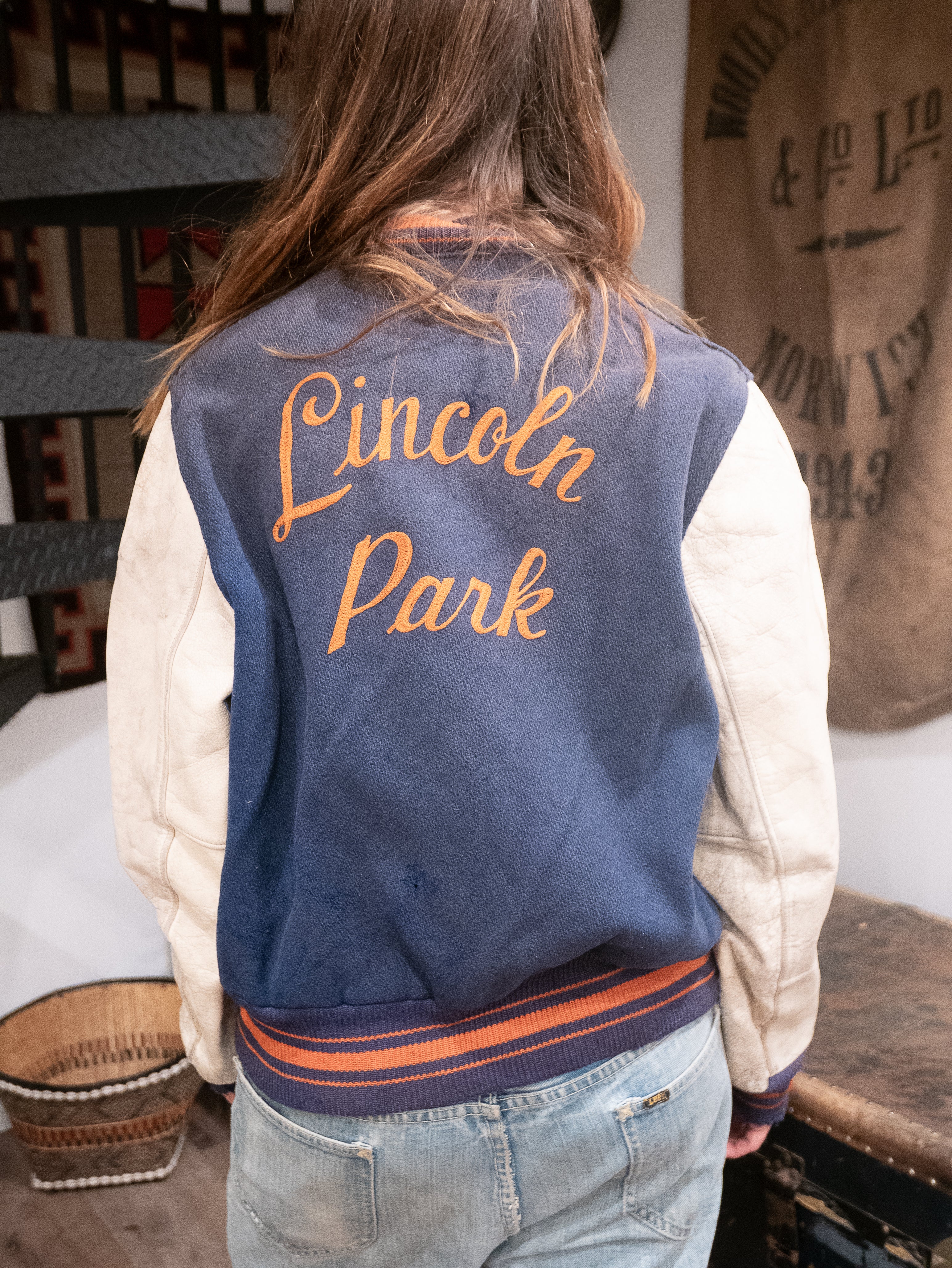 1960's Thrashed Letterman Jacket