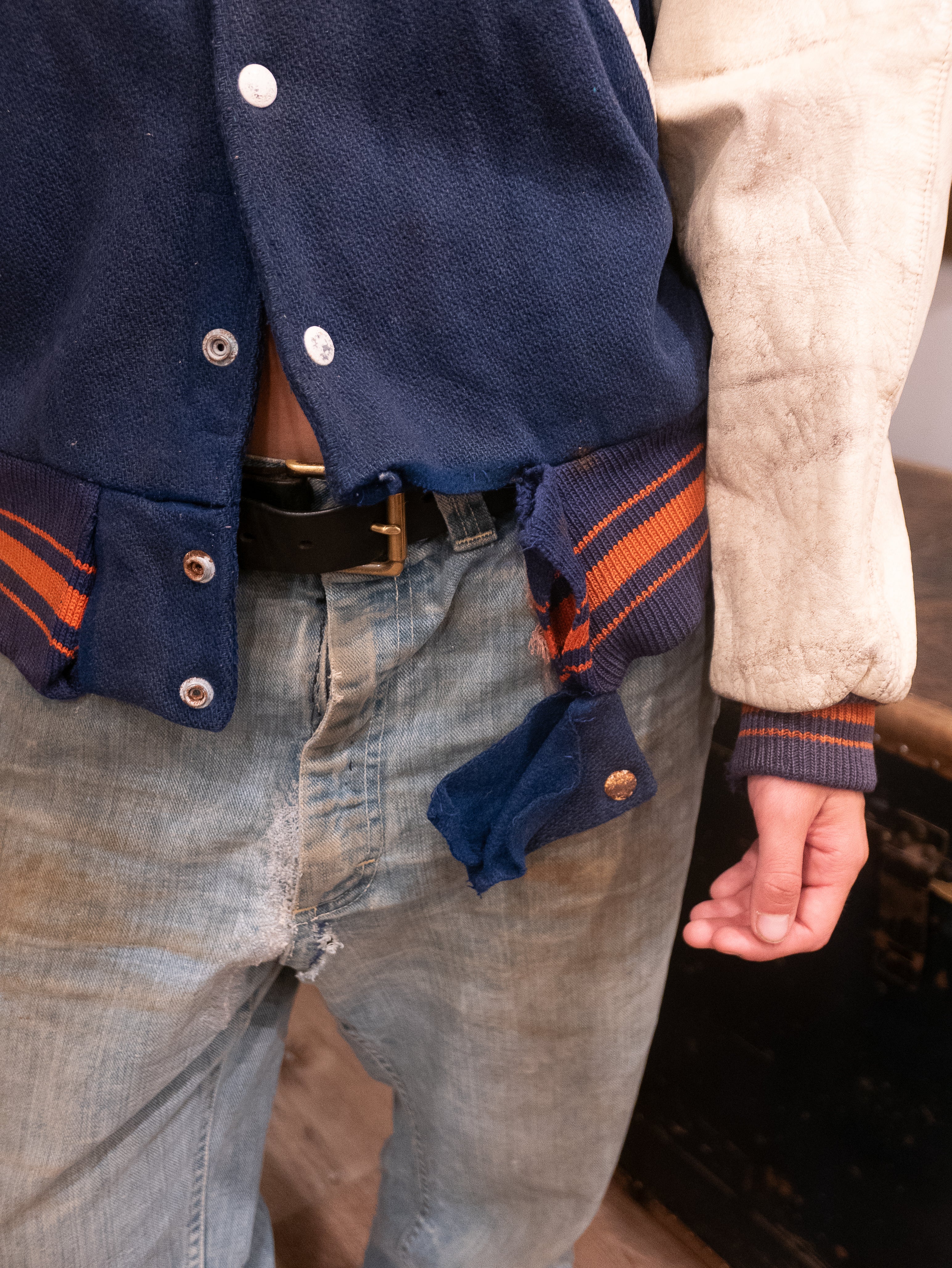 1960's Thrashed Letterman Jacket