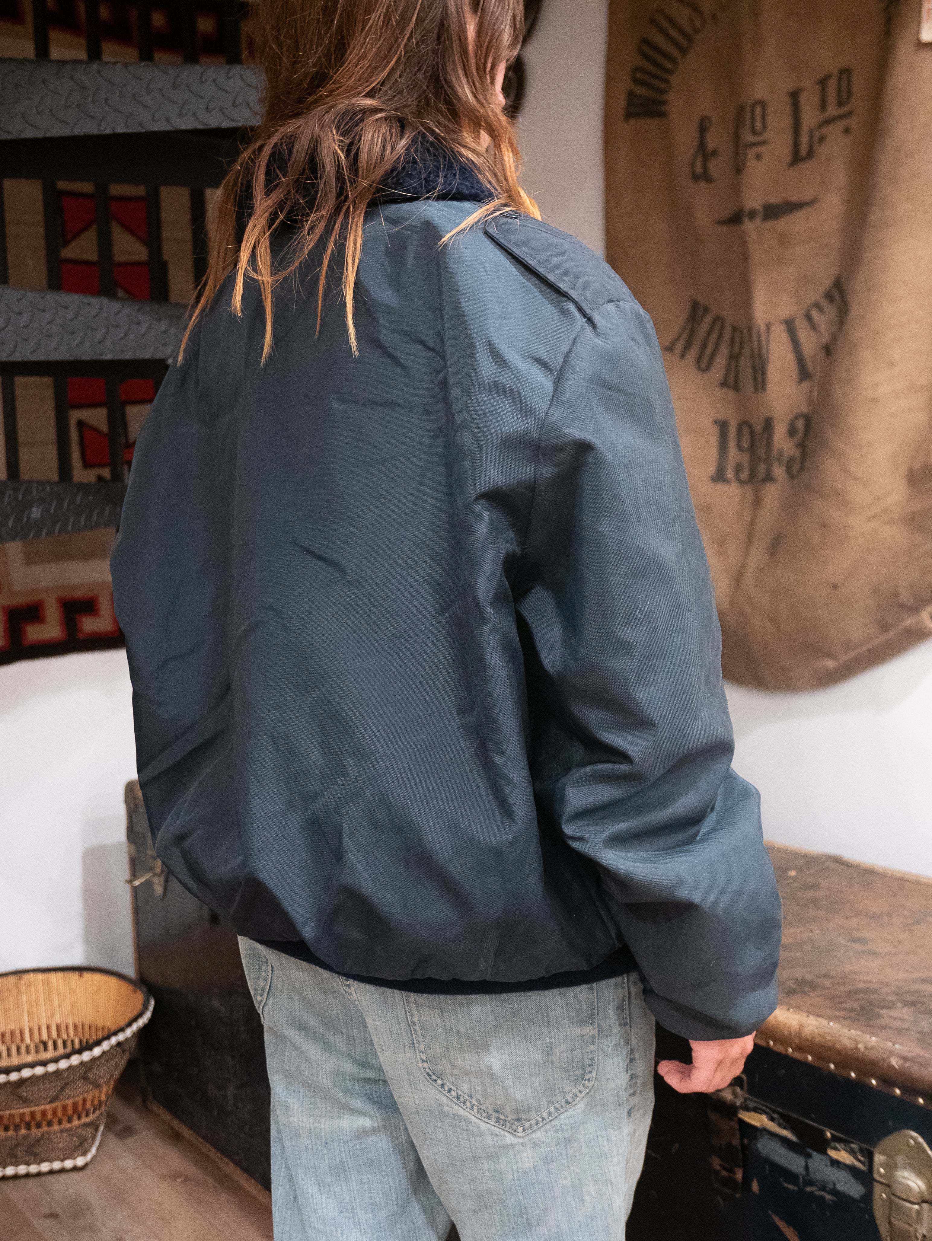 1960s Fur Collared Bomber Jacket