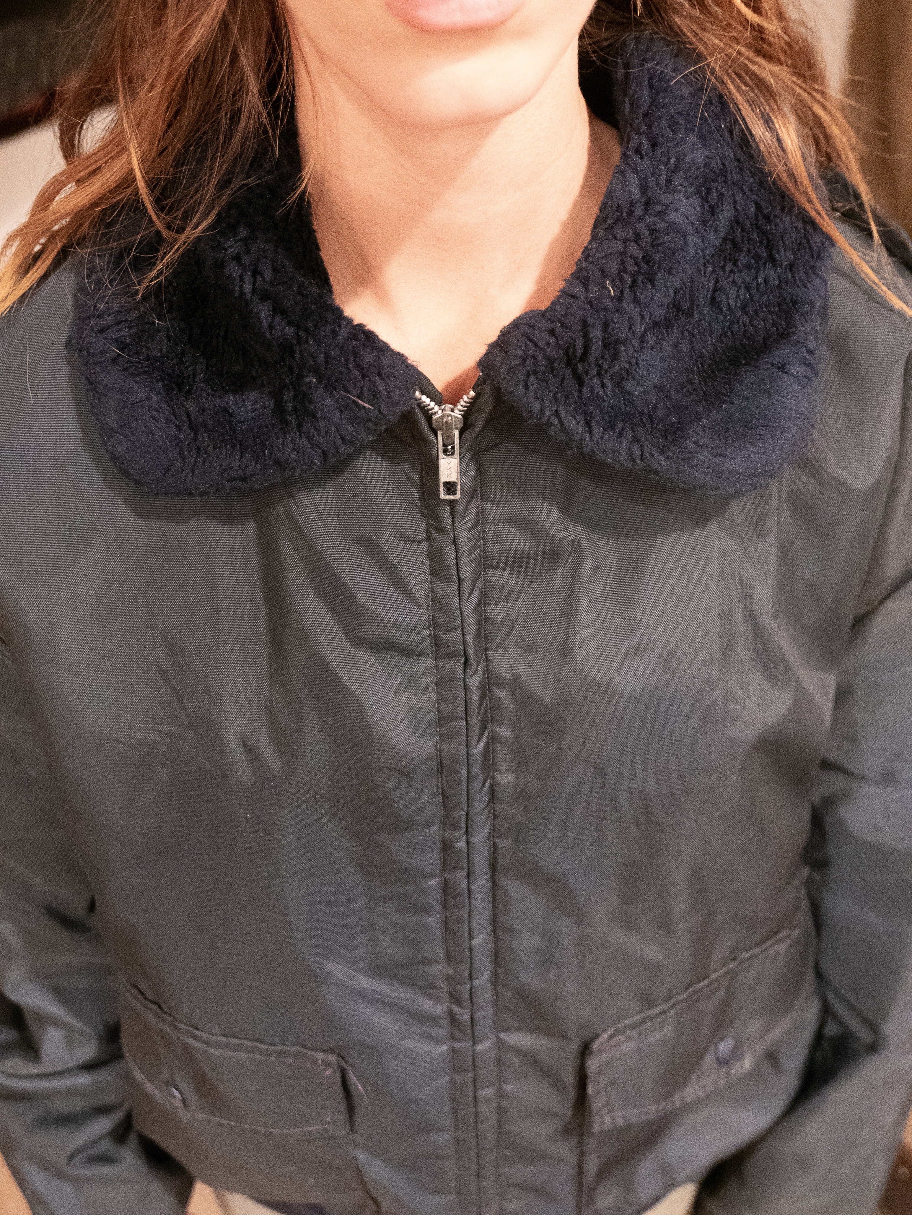 1960s Fur Collared Bomber Jacket