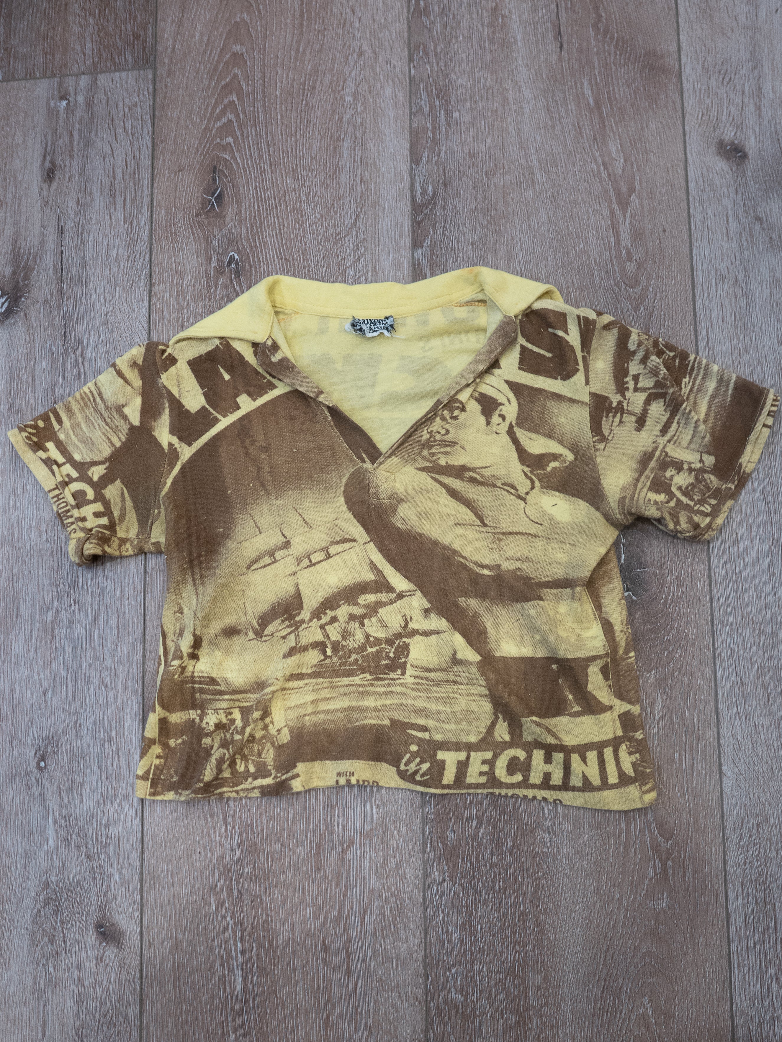 70's Gringo All Over Print Collared Tee