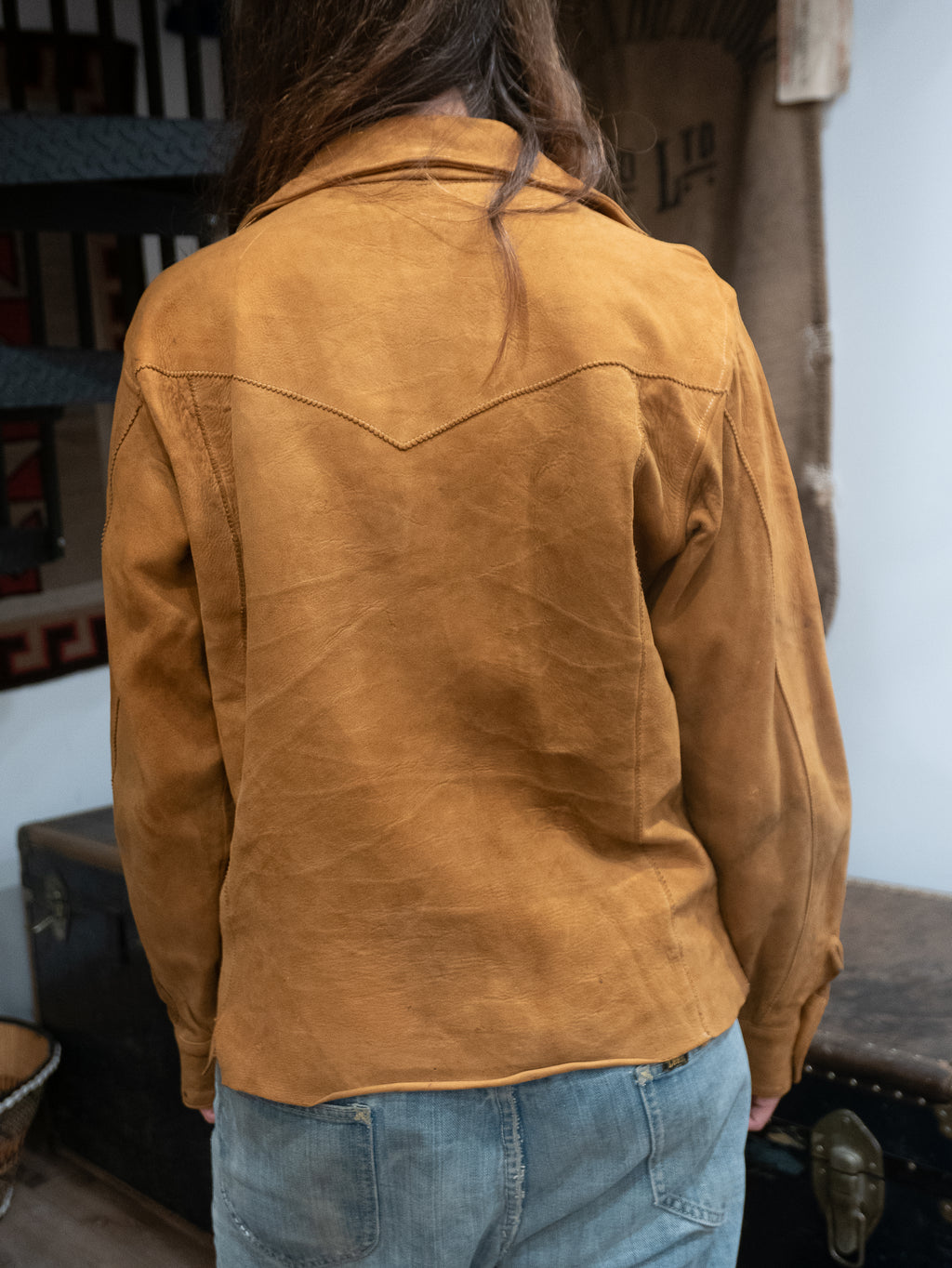 1920's Laced Buck Skin Pullover