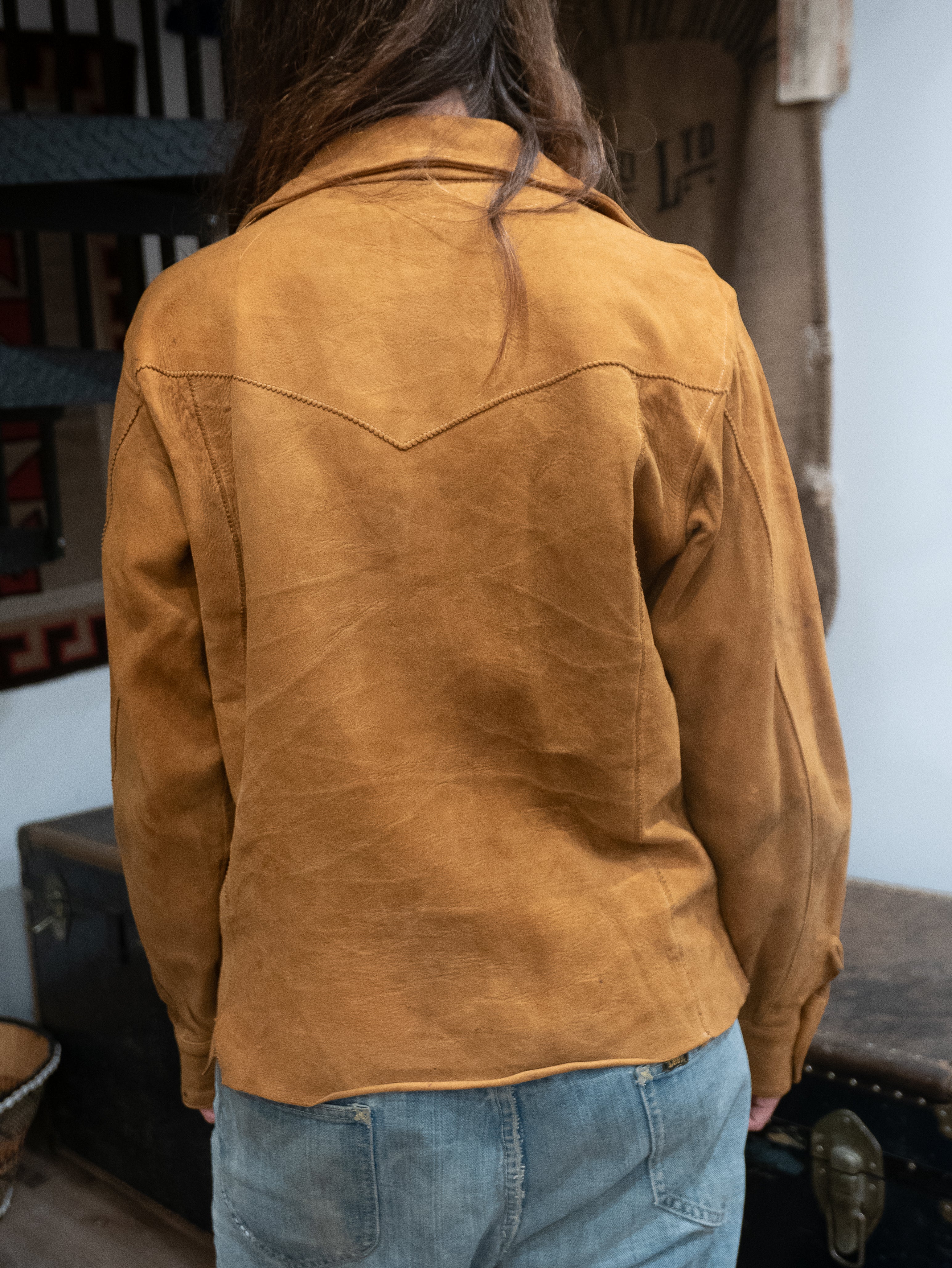 1920's Laced Buck Skin Pullover