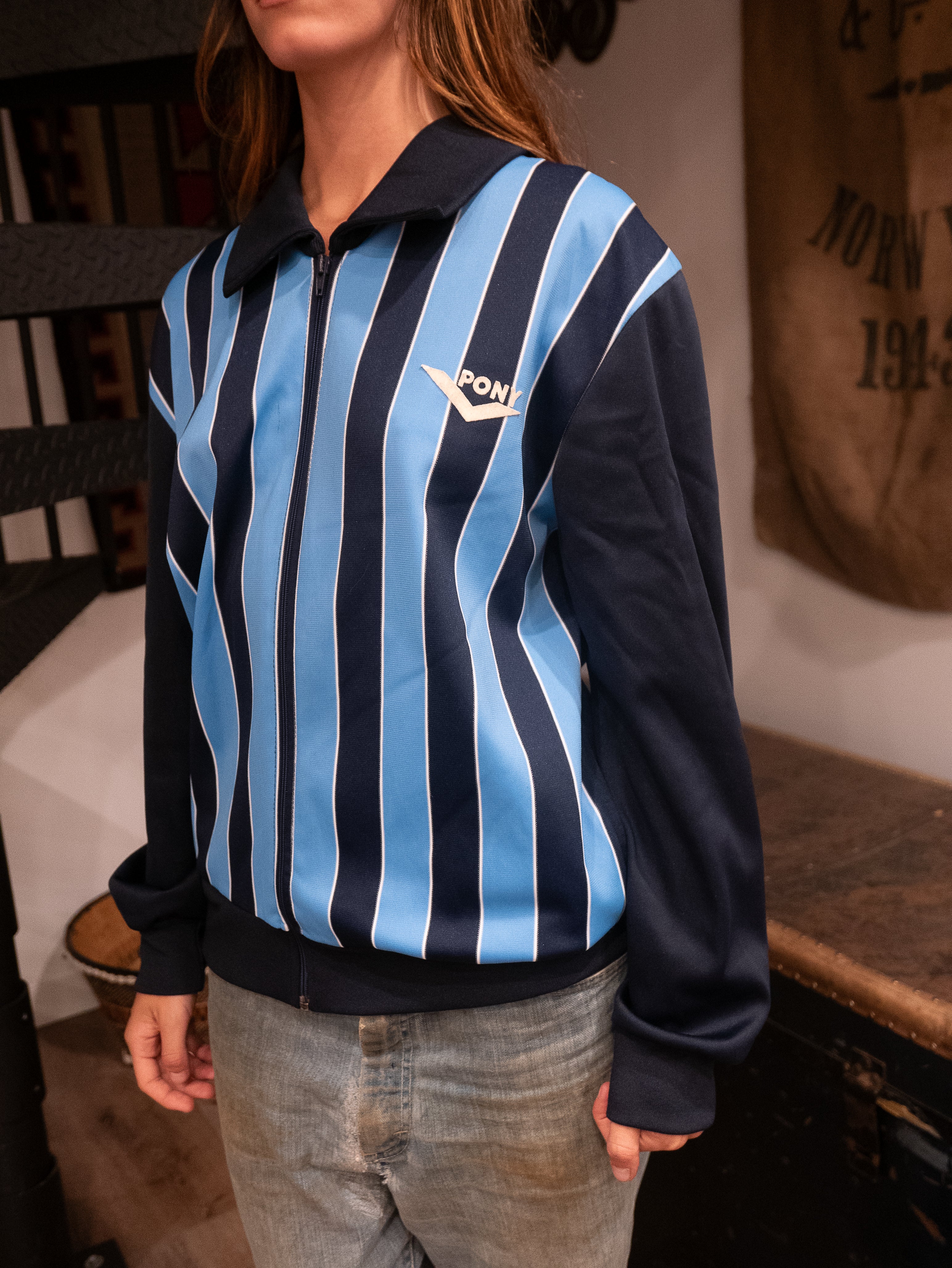 1980s Pony Brand Referee Collared Jacket