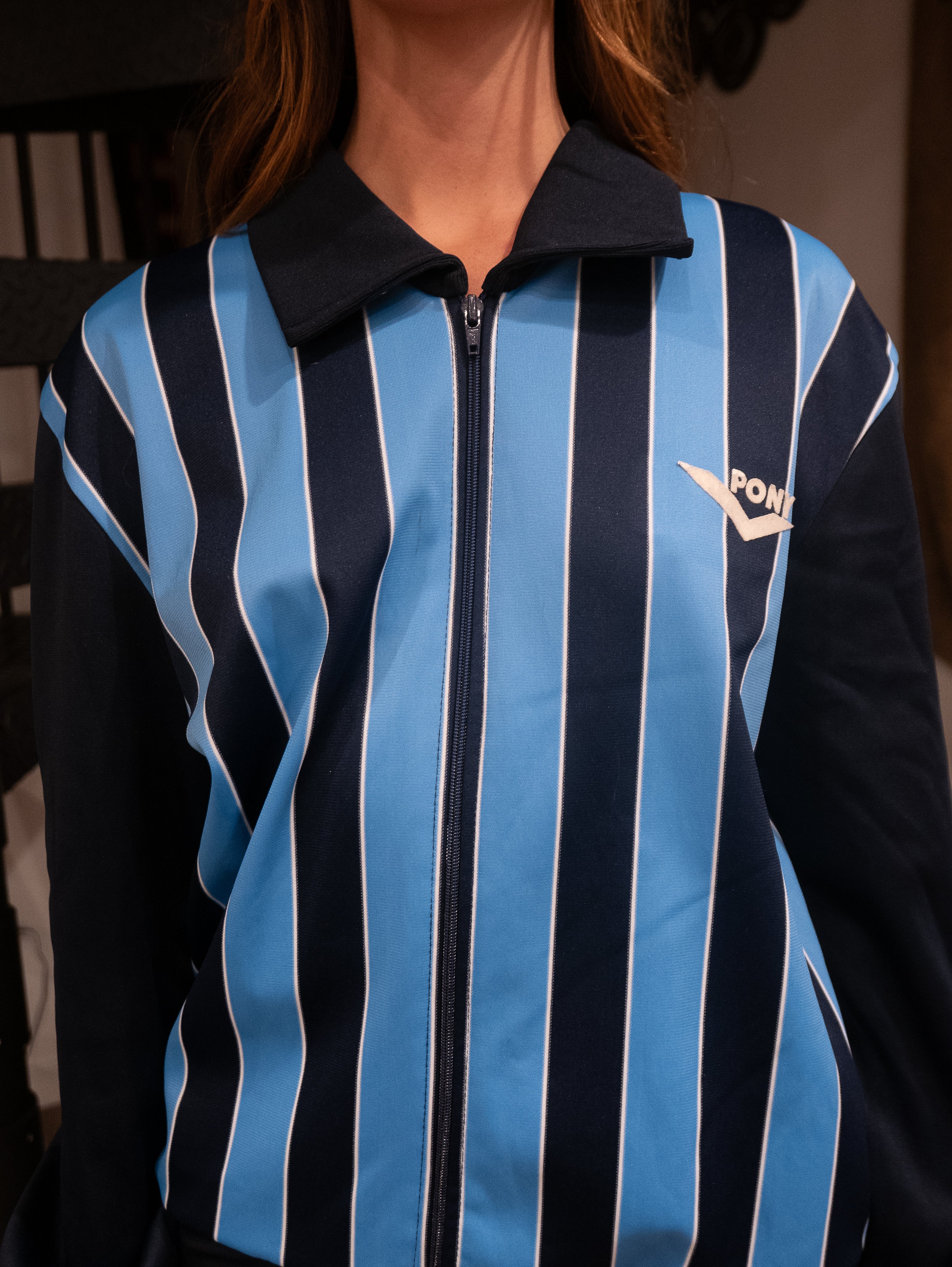 1980s Pony Brand Referee Collared Jacket