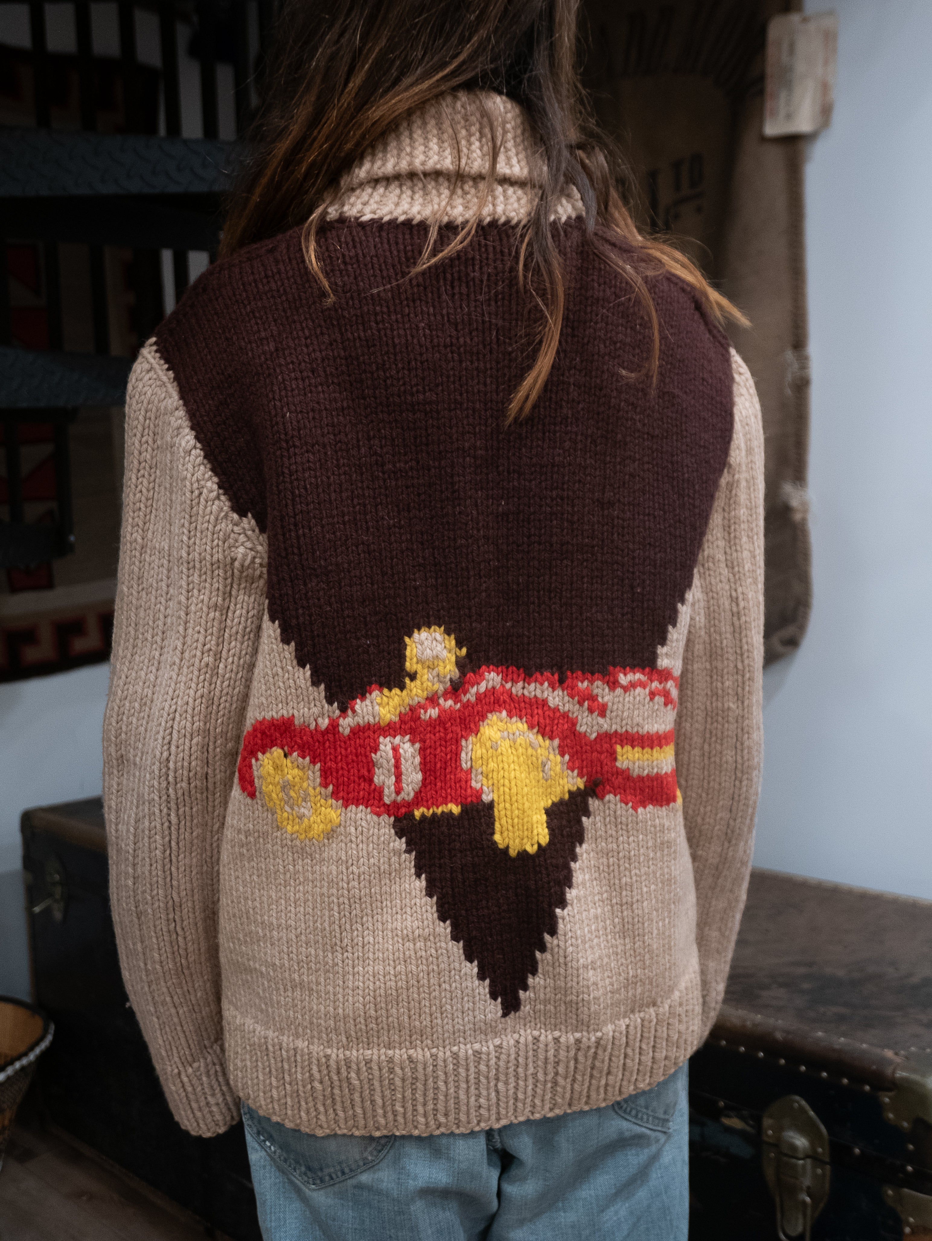 1950's Kawichan Racing Sports Sweater