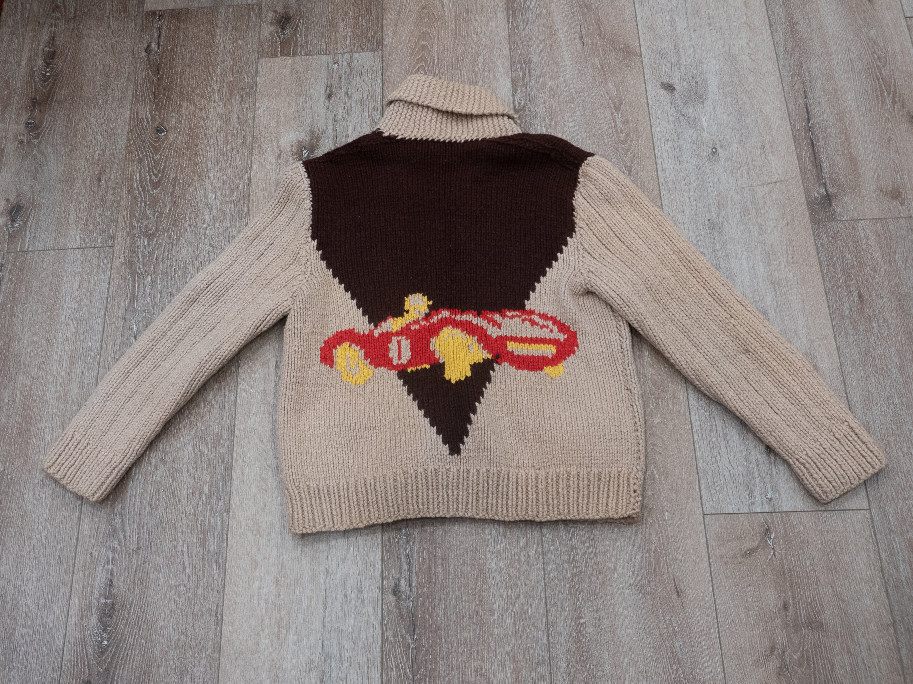 1950's Kawichan Racing Sports Sweater