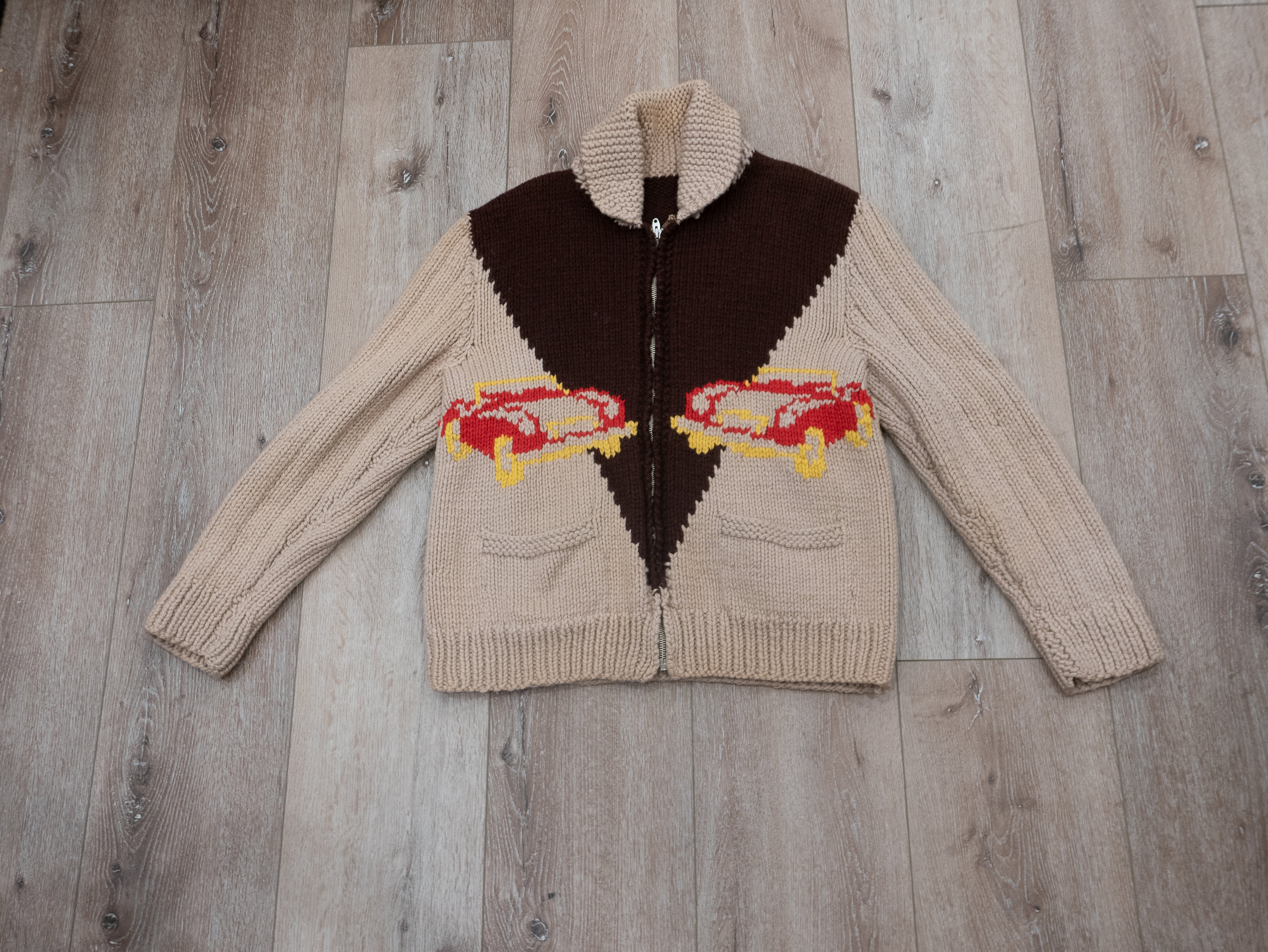 1950's Kawichan Racing Sports Sweater